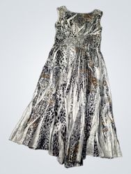 JUST ELEGANCE Sleeveless Maxi Dress