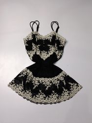 Wacoal Black Lace Trim Nightgown