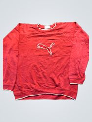 Puma Red Crewneck Sweatshirt