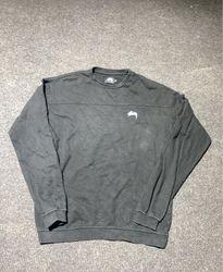 Stussy Black Crewneck Sweatshirt