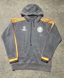 Adidas Felpa con cappuccio Manchester United