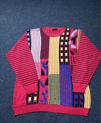 MONELLO Patchwork Knit Sweater