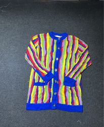 Shoedazzle Multicolor Striped Cardigan