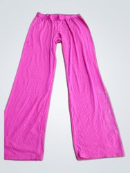 Juicy Couture Pink Ribbed Sweatpants
