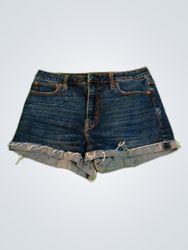 Unbranded High-Rise Denim Shorts