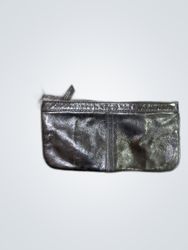 Coach Black Leather Wristlet