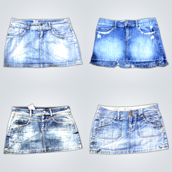 Y2K Denim Skirts Bundle