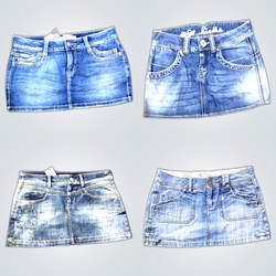 Y2K Denim Skirts Bundle