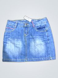 Saia Mini Bebe Denim