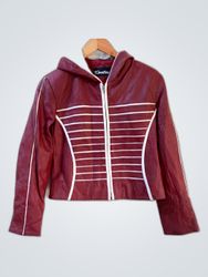 Kontes Red Leather Jacket