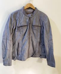 Carhartt Leather Biker Jacket