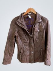 G-Star Raw Brown Leather Jacket