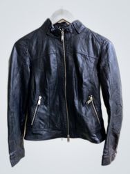 Bait Black Leather Jacket