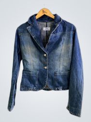 Ptn Denim Blazer Jacket