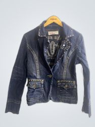 Baby Phat Embroidered Denim Jacket