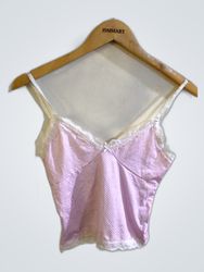 Camisola Com Renda Rosa