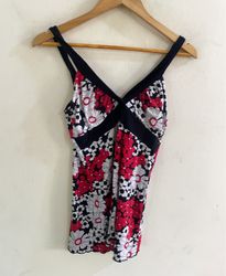 Camisola de Alça Floral Impressa