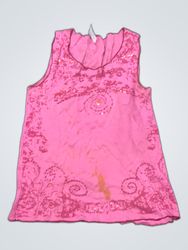 Pink Sequined Tank Top