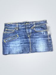 Balmain Denim Mini Skirt