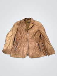 Schott Leather Blazer Jacket