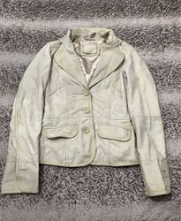 Diesel Leather Blazer Jacket