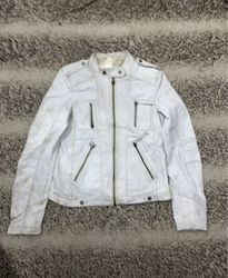 White Leather Jacket