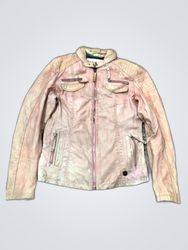 Pink Leather Jacket