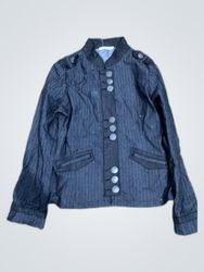 Pinstripe Military Jacket