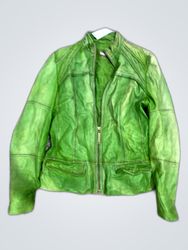 Green Leather Jacket