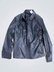 Mango Black Leather Jacket
