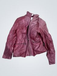 Pink Leather Jacket
