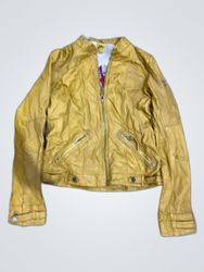 Yellow Leather Jacket