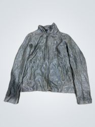 Distressed Leather Jacket