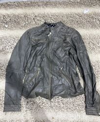 Dolce & Gabbana Leather Biker Jacket