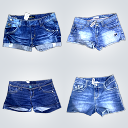 Distressed Denim Shorts Bundle