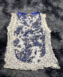 Free People Floral Lace Cami Top