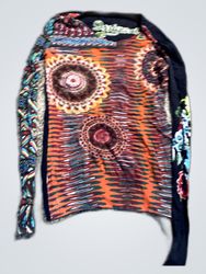 Desigual Multicolored Floral Long-Sleeve Tunic
