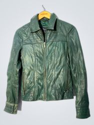 Green Leather Jacket