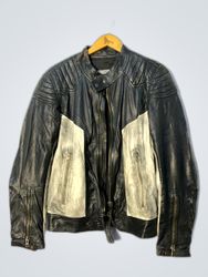 Unbranded Black Leather Biker Jacket