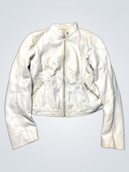 White Leather Jacket