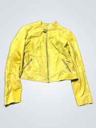 Lime Green Leather Jacket