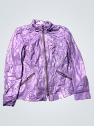 Purple Leather Jacket