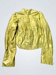 Green Leather Jacket