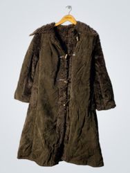 Brown Fur-Lined Coat