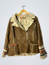 Brown Faux Fur Jacket