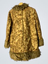 Brown Fur-Trimmed Coat