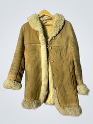Tan Fur-Lined Coat