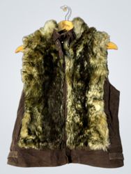 Furry Brown Vest