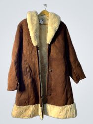 Brown Shearling Coat
