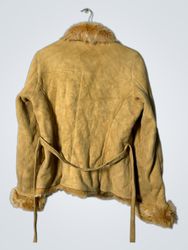 Tan Fur-Lined Jacket